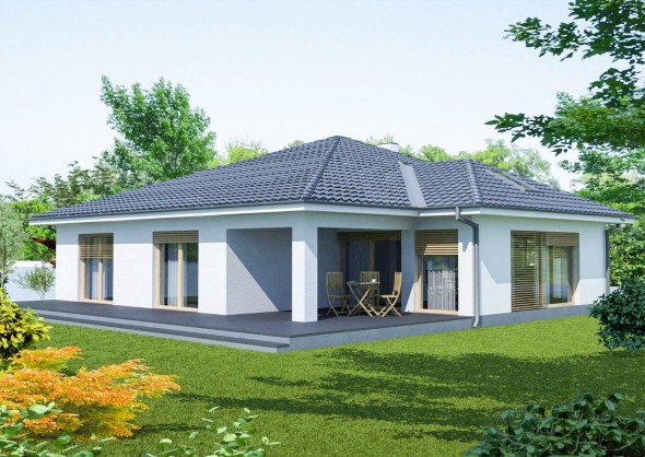 Bungalov 1002 projekt domu z1